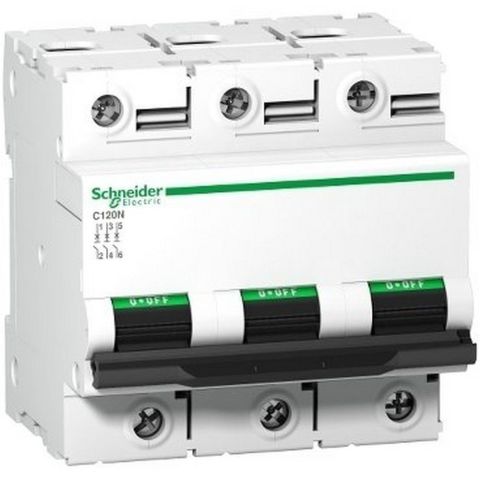 SCHNEIDER A9N18369 3X125A C EĞRİSİ C120N DEVRE KESİCİ 3606480379413