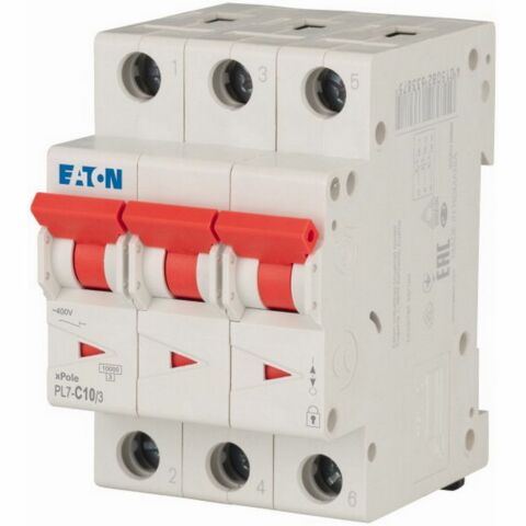 EATON PL7-C10/3 MİNYATÜR DEVRE KESİCİ - 10KA - C EĞRİSİ - 3X10A