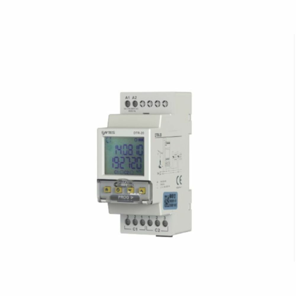 ENTES DTR-20 IP41 220V ASTRONOMİK ZAMAN RÖLESİ ÇİFT KONT M4920