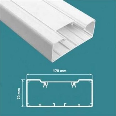 MUTLUSAN PLASTİK 170X70 KABLO KANALI MEKS (12 METRE)