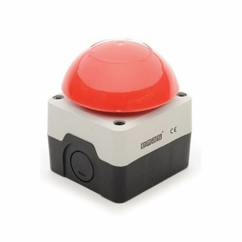 EMAS P1C400E72 SİYAH-GRİ PL.KUTU 72 MM EMNİYET ACİL STOP