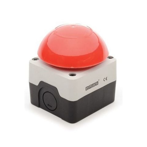 EMAS P1C400E72 SİYAH-GRİ PL.KUTU 72 MM EMNİYET ACİL STOP