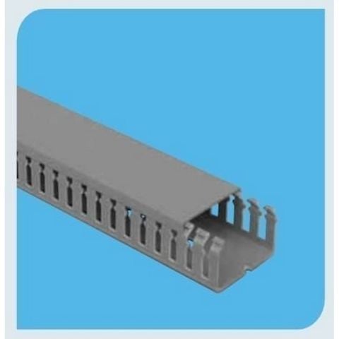 MUTLUSAN 25X40 KABLO KANALI (DELİKLİ) (GRİ) (80 METRE)