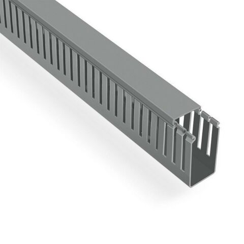 MUTLUSAN 40X60 KABLO KANALI (DELİKLİ) (GRİ) (48 METRE)