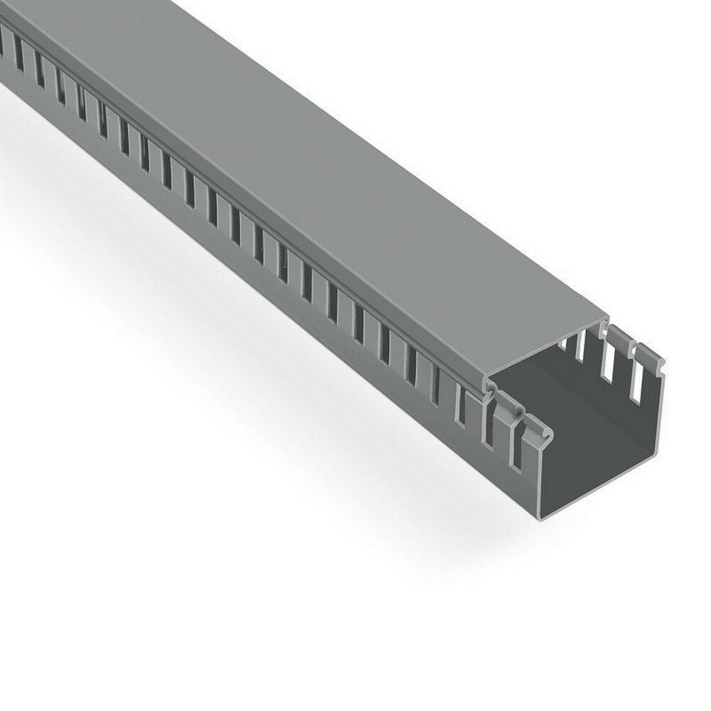 MUTLUSAN 60X40 KABLO KANALI (DELİKLİ) (GRİ) (48 METRE)