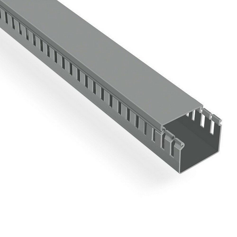 MUTLUSAN 60X40 KABLO KANALI (DELİKLİ) (GRİ) (48 METRE)