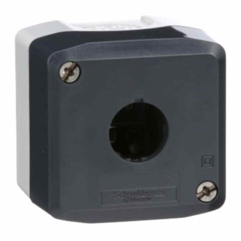 SCHNEIDER AÇIK GRİ TABANLI KOYU GRİ BOŞ MUHAFAZA KAPAĞI 1 KESİM 3389110114737