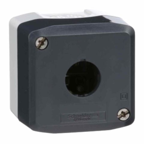 SCHNEIDER AÇIK GRİ TABANLI KOYU GRİ BOŞ MUHAFAZA KAPAĞI 1 KESİM 3389110114737