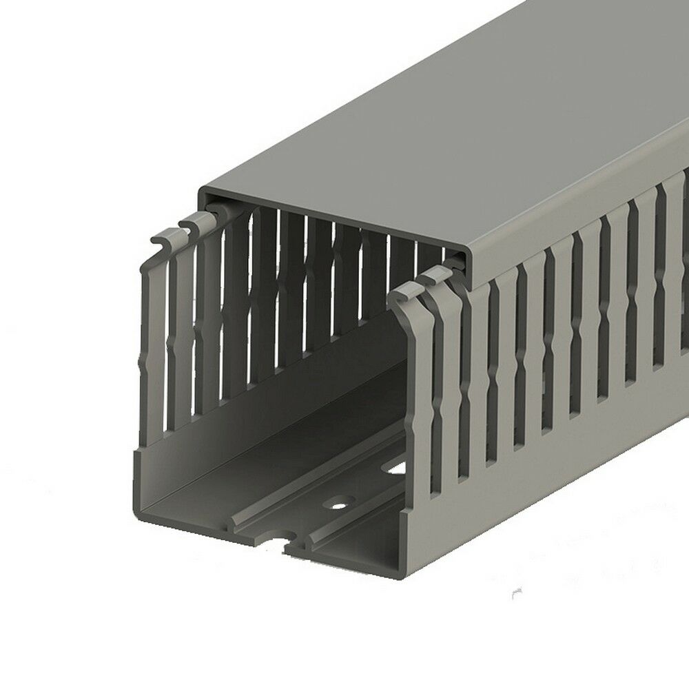 MUTLUSAN 60X60 KABLO KANALI (DELİKLİ) (GRİ) (32 METRE)