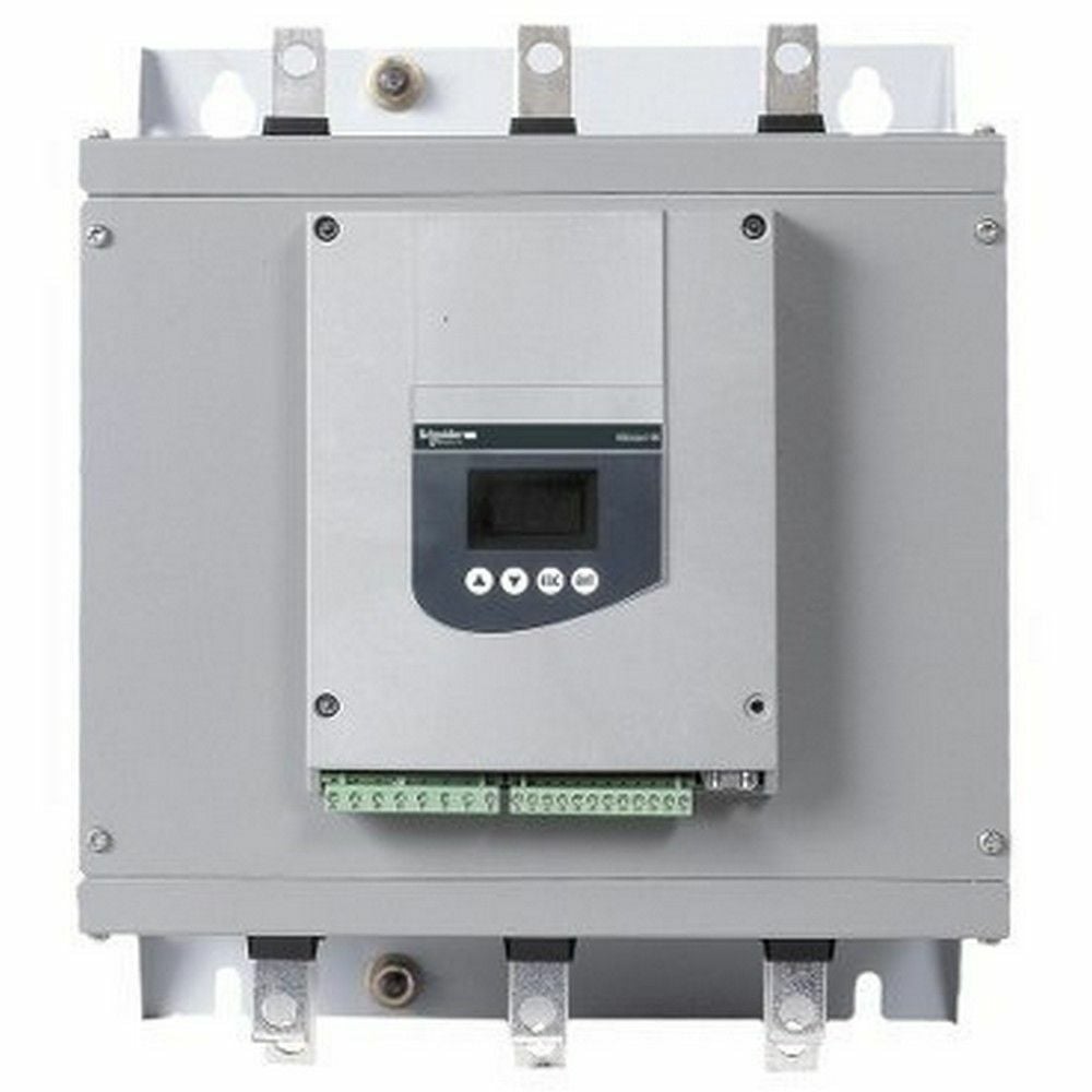 SCHNEIDER 400V AC TRİFAZE DİREKT BAĞLANTI 90KW 170A DELTA BAĞLANTI 132KW 294A MOMENT KONTROLLÜ YUMUŞAK YOLVERİCİ 3389110982374