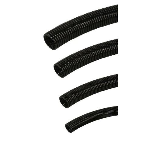 MUTLUSAN PLASTİK Ø50 PLASTİK SPİRAL (SİYAH) (25 METRE)