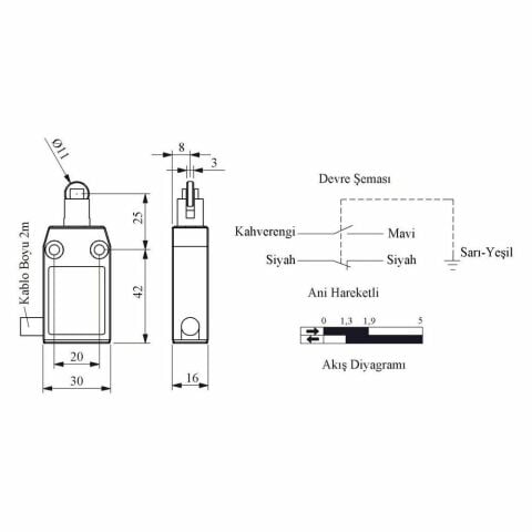 EMAS L61K13MUM331 DOGRUSAL HAR. 13 MM METAL MAK. P?M AL. GÖVDE