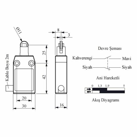EMAS L66K13MUM331 DOGRUSAL HAR. 13 MM METAL MAK. PİM PLS. GÖVDE