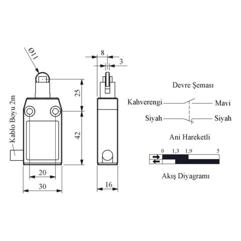 EMAS L66K13MUM331 DOGRUSAL HAR. 13 MM METAL MAK. PİM PLS. GÖVDE
