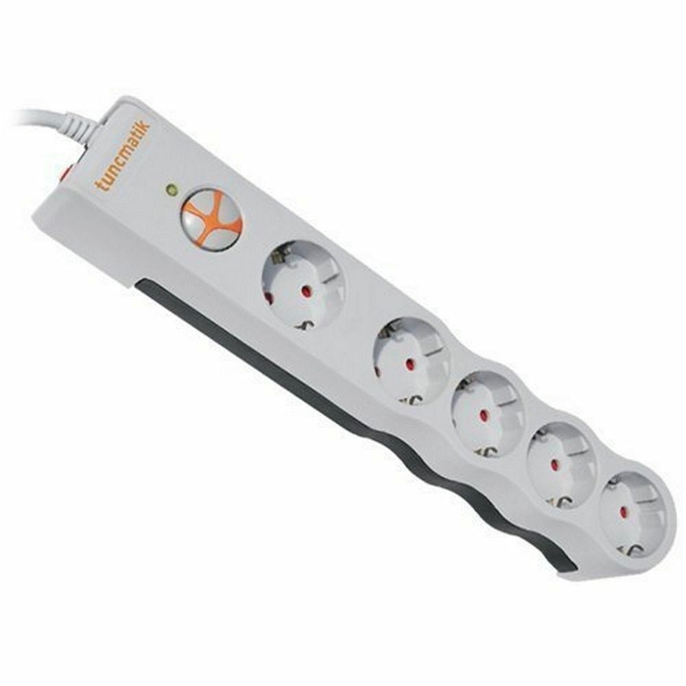 TUNÇMATİK POWERSURGE 5 Lİ AKIM KORUMALI PRİZ TSK6134