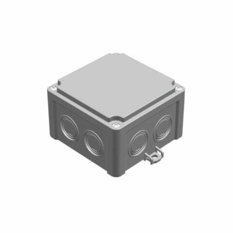 METE ENERJİ 85X85X55 TERMOPLASTİK BUAT VİDALİ KAPAK GRİ - 40200905