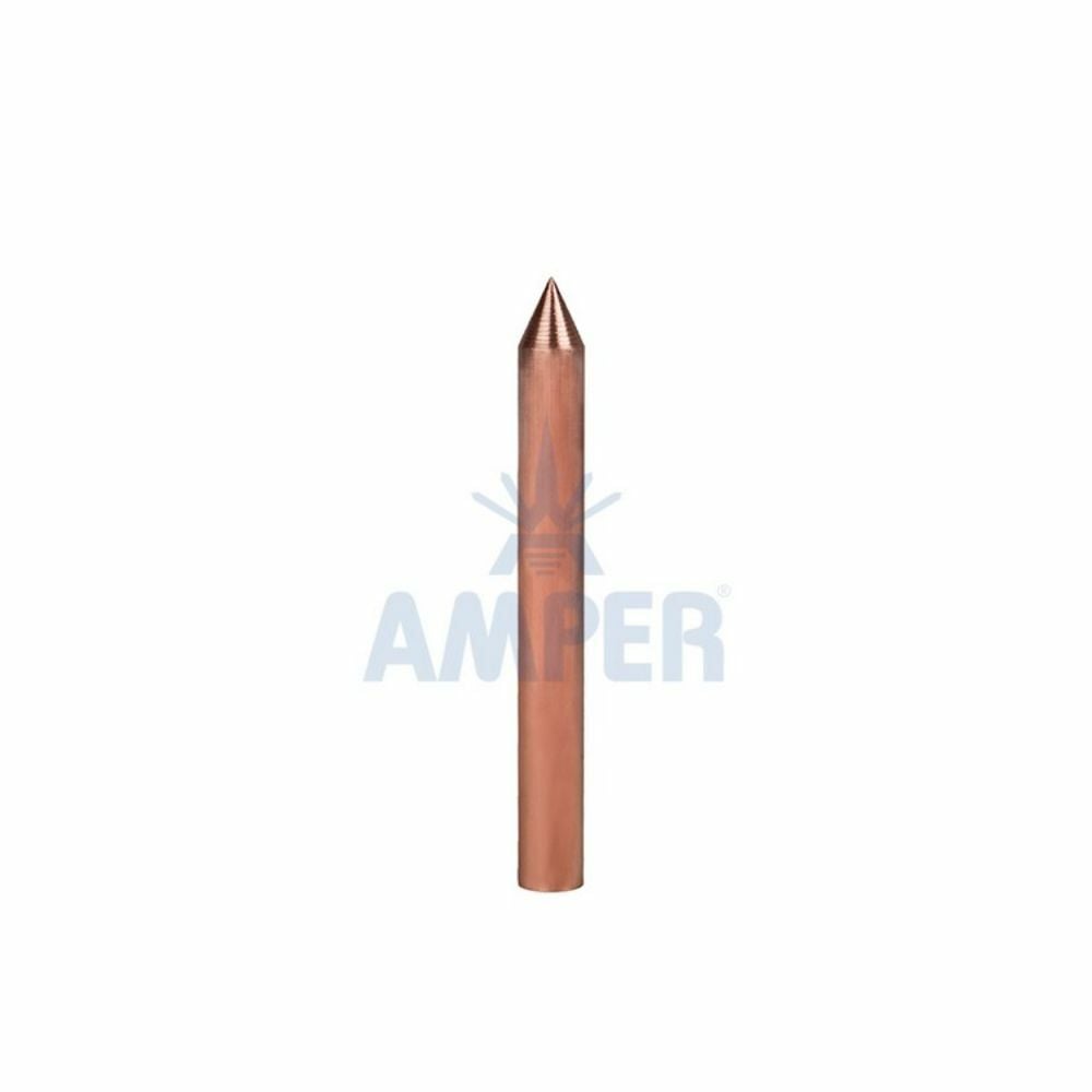 AMPER Q20 1,5 MT BAKIR TOPRAKLAMA ÇUBUĞU DIŞ YILDIRIMLIK SİSTEMİ