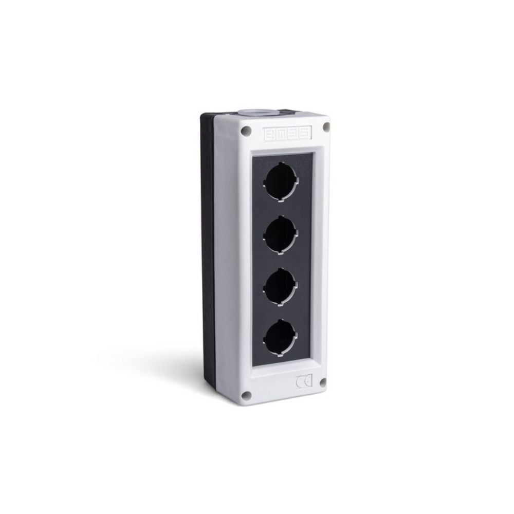 EMAS PK4BOS GRİ-SİYAH PLASTİK KUTU DÖRTLÜBOŞ