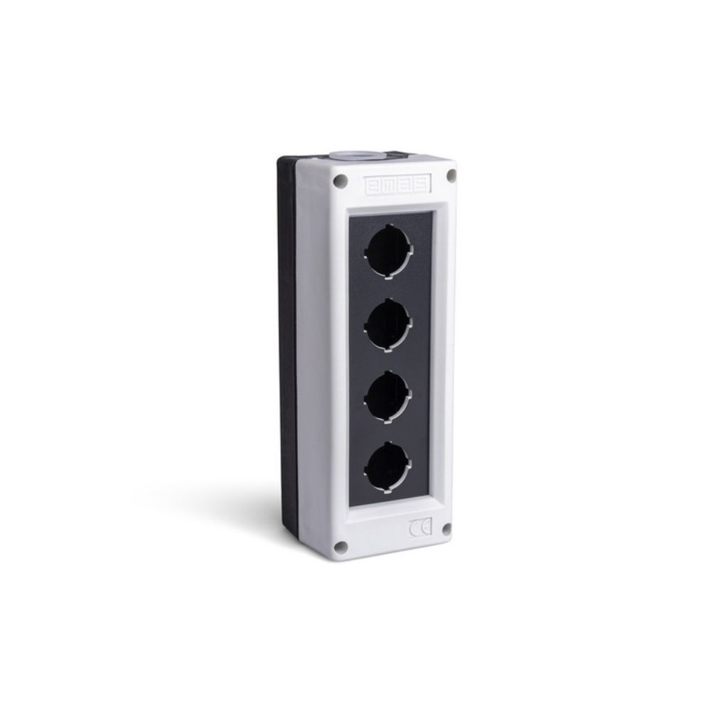 EMAS PK4BOS GRİ-SİYAH PLASTİK KUTU DÖRTLÜBOŞ
