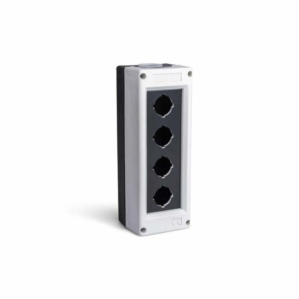 EMAS PK4BOS GRİ-SİYAH PLASTİK KUTU DÖRTLÜBOŞ
