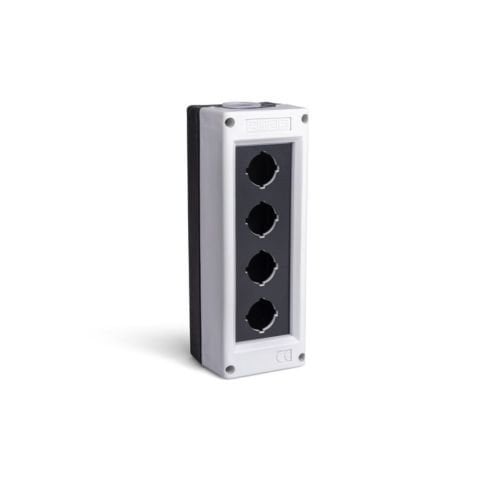 EMAS PK4BOS GRİ-SİYAH PLASTİK KUTU DÖRTLÜBOŞ