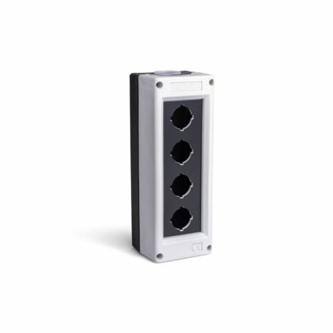 EMAS PK4BOS GRİ-SİYAH PLASTİK KUTU DÖRTLÜBOŞ