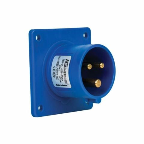 METE ENERJİ 3X16A. IP44 MAKINE FISI -FLANSLI-(VİDALİ BAGL.) - 406201V