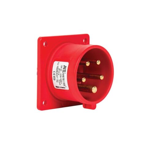 METE ENERJİ 5X16A. IP44 MAKINE FISI -DÜZ-(VİDALİ BAGL.) - 406209V