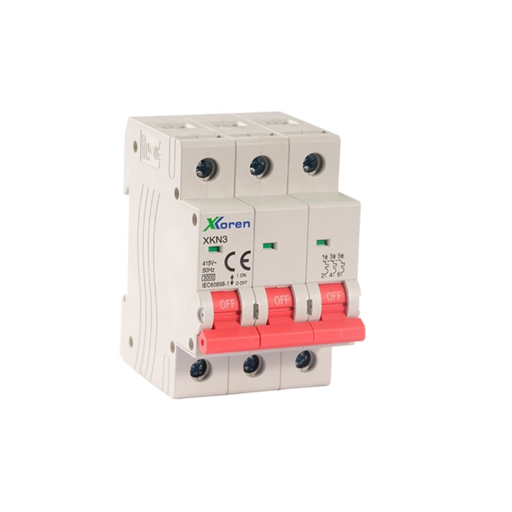 XKOREN 3 KUTUPLU B TİPİ 3KA 4A OTOMATİK SİGORTA