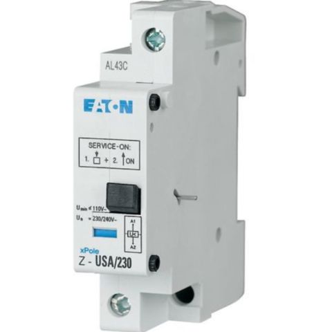 EATON Z-USA/230 MİNYATÜR DEVRE KESİCİ AKSESUARI: DÜŞÜK GERİLİM AÇTIRMA BOBİNİ 230V (HL,PL6,PL7 İÇİN)