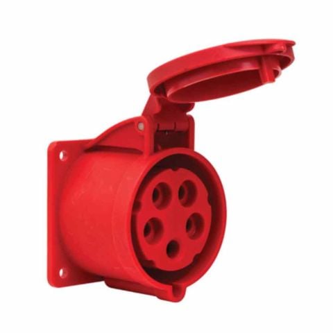 METE ENERJİ 5X32A. IP44 DUVAR PRİZ (DAR TİP) VİDALI BAĞ. - 406632V