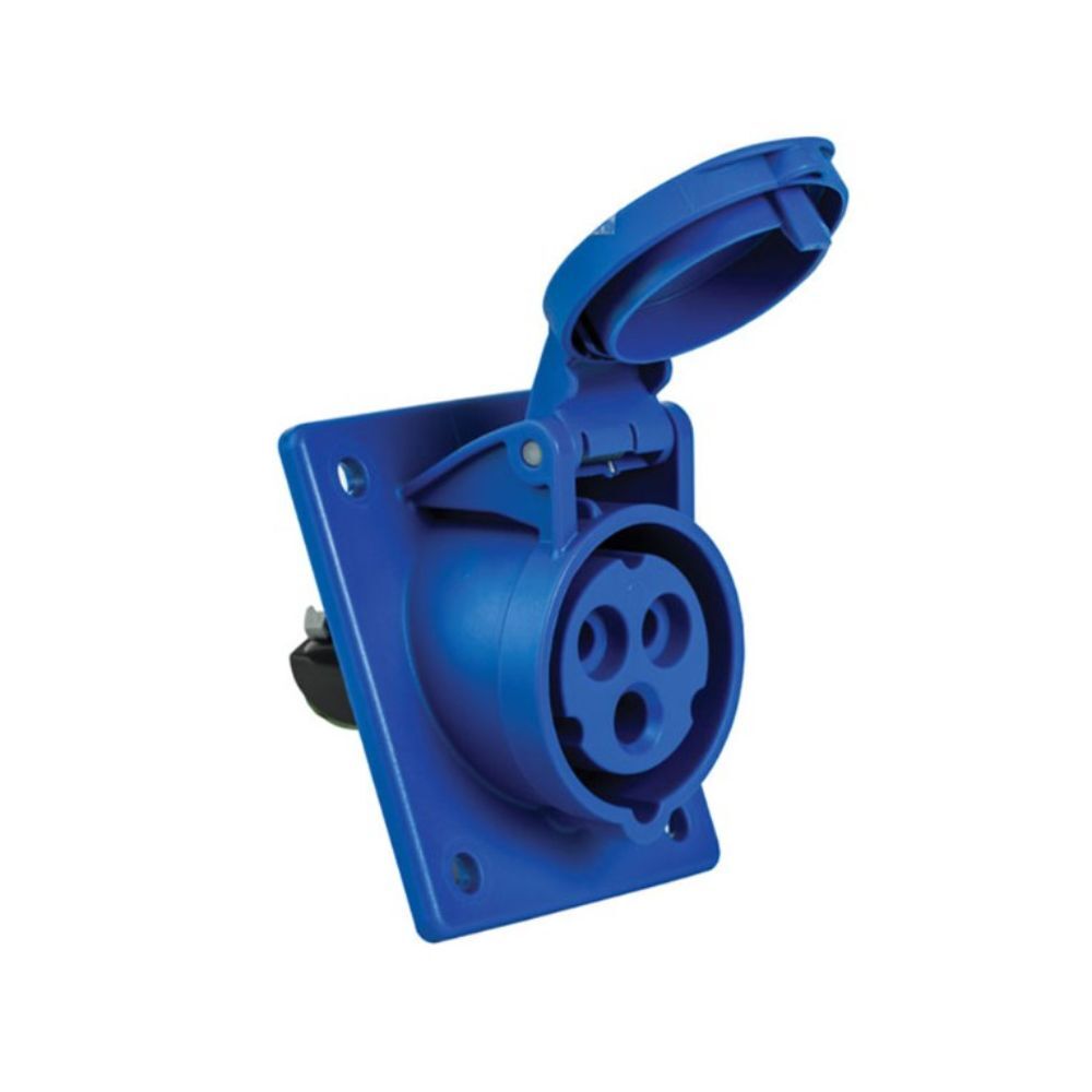 METE ENERJİ 3X16A. IP44 MAKINE PRIZI -EGIK- - 406501