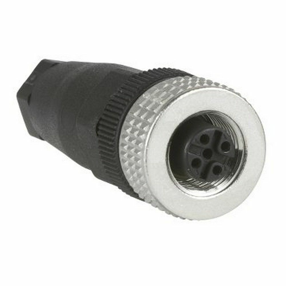 TELEMECANIQUE TELEMECANİQUE SENSORS XZ-CC12FDM40B M12 4 PİNLİ DÜZ KONNEKTÖR