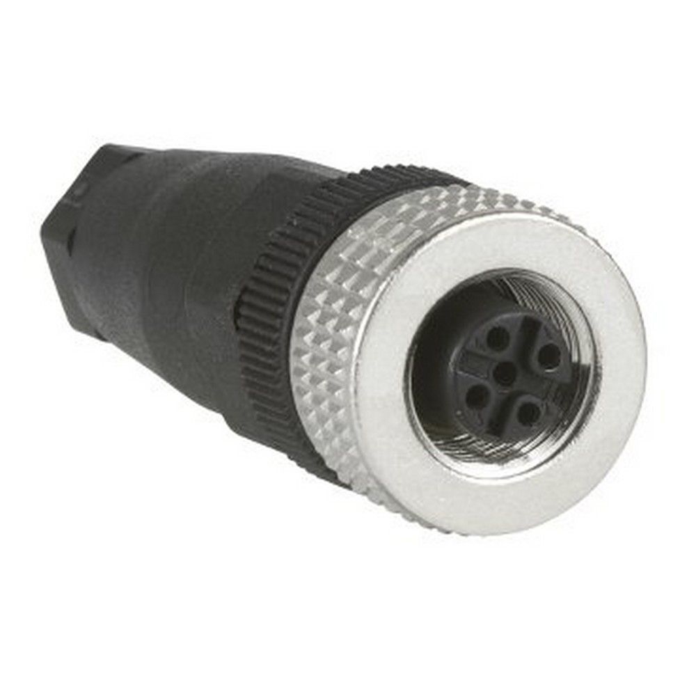 TELEMECANIQUE TELEMECANİQUE SENSORS XZ-CC12FDM40B M12 4 PİNLİ DÜZ KONNEKTÖR