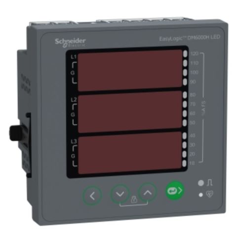 SCHNEIDER EASYLOGİC DM6000H MULTİMETRE, LED EKRAN, HABERLEŞMESİZ, CLASS 1 METSEDM6000HCL10NC