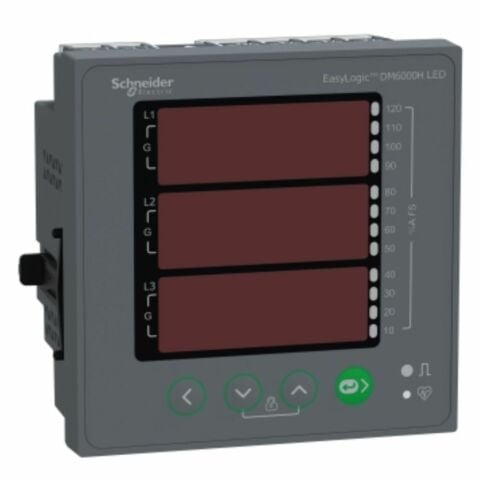 SCHNEIDER EASYLOGİC DM6000H MULTİMETRE, LED EKRAN, HABERLEŞMESİZ, CLASS 1 METSEDM6000HCL10NC