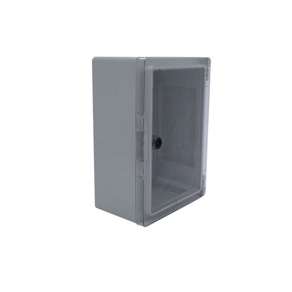 ÇETİNKAYA 25X35X15 GALVANİZ TABAN SAÇLI ŞEFFAF KAPAKLI PANO