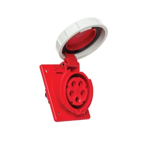 METE ENERJİ 5X16A. IP67 MAKINE PRIZI -EGIK-(VİDALİ BAGL.) - 406511V