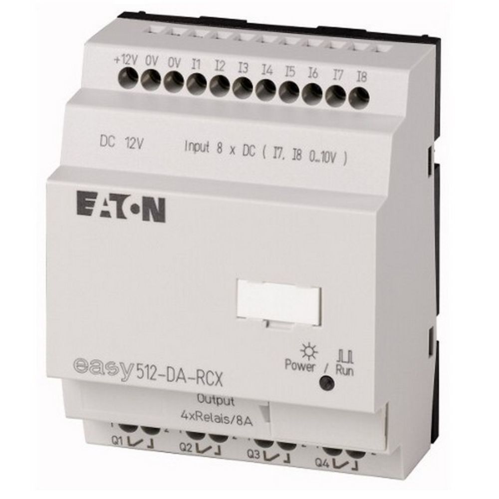 EATON EASY512-DA-RCX EASY RÖLE-EKRANSIZ, 12VDC 8DI