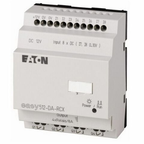 EATON EASY512-DA-RCX EASY RÖLE-EKRANSIZ, 12VDC 8DI