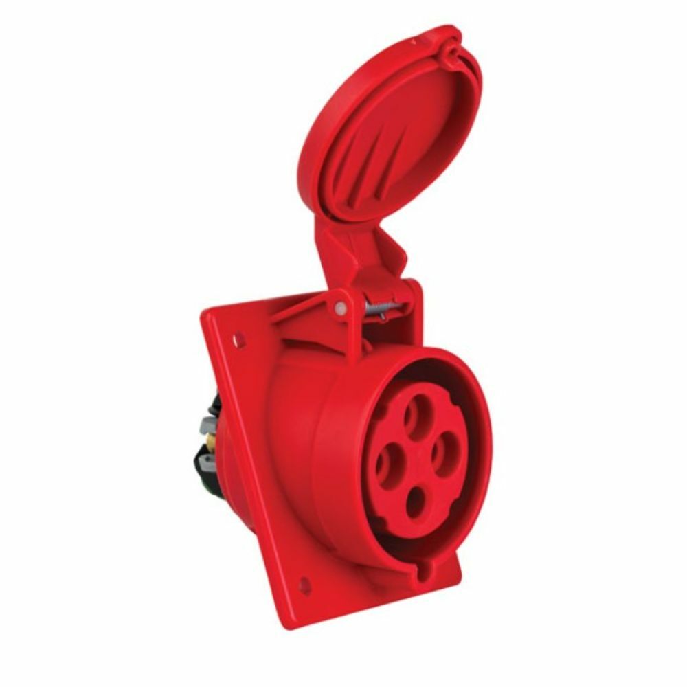 METE ENERJİ 4X32A. IP44 MAKINE PRIZI -EGIK- - 406517