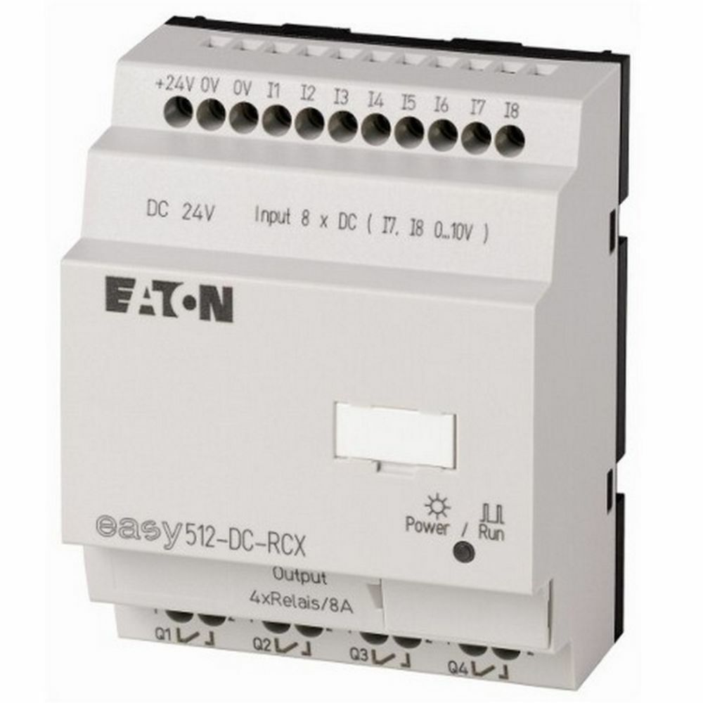 EATON EASY512-DC-RCX EASY RÖLE-EKRANSIZ, 24VDC 8DI
