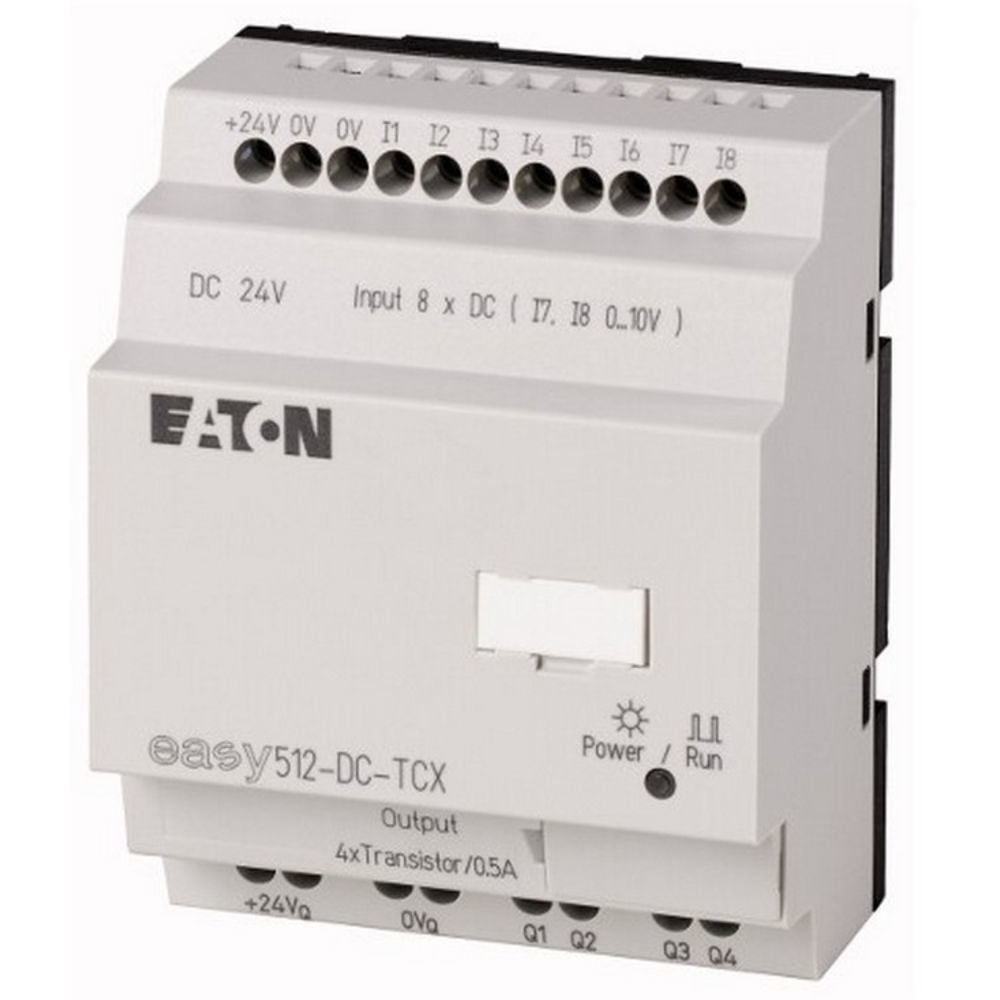 EATON EASY512-DC-TCX EASY RÖLE-EKRANSIZ, 24VDC 8DI