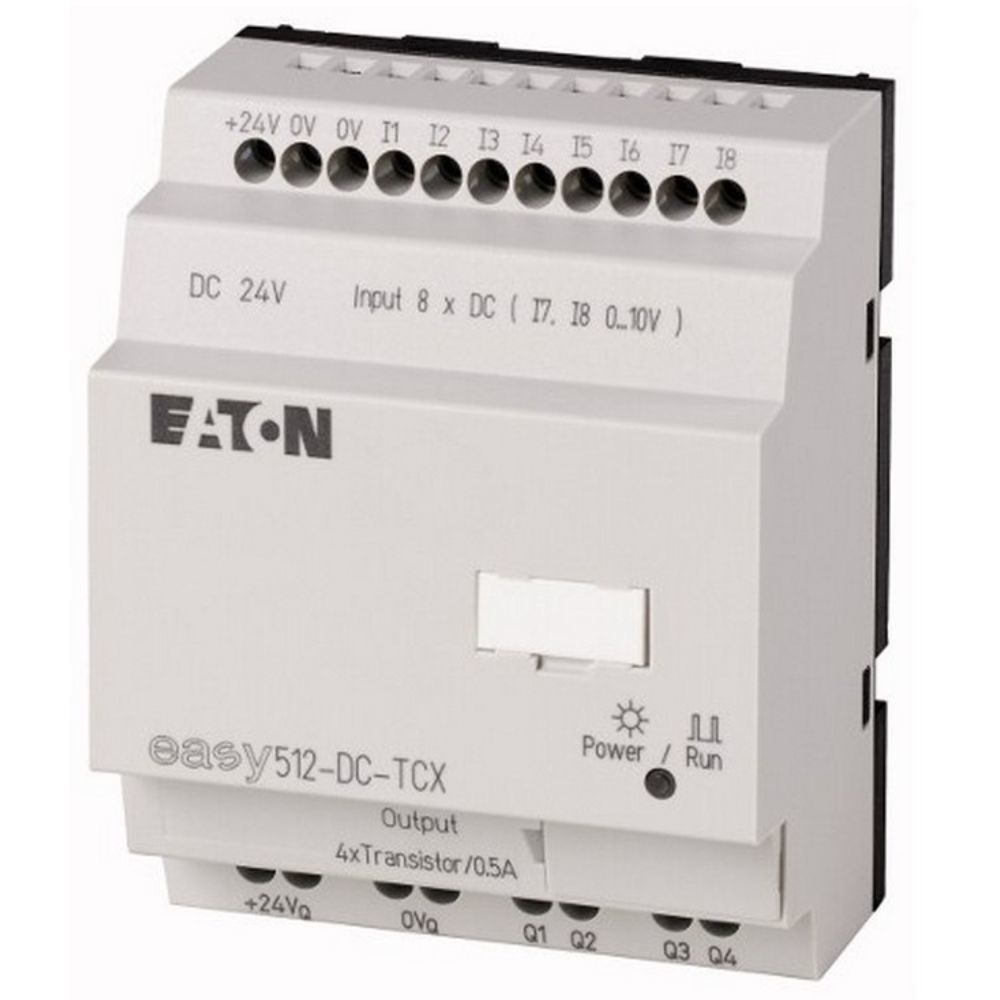 EATON EASY512-DC-TCX EASY RÖLE-EKRANSIZ, 24VDC 8DI