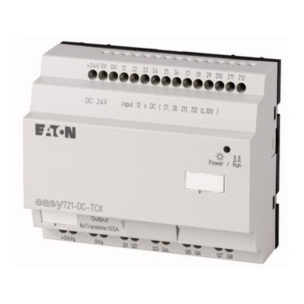 EATON EASY721-DC-TCX EASY RÖLE-EKRANSIZ, 24VDC 12D