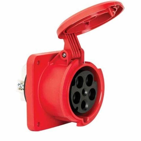 METE ENERJİ 5X63A. IP44 MAKINE PRIZI -DÜZ- - 406534