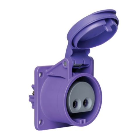 METE ENERJİ 2X16A 24V IP44 (54X60 FLANŞLI ) MAK. PRİZİ DÜZ V.B - 406551V