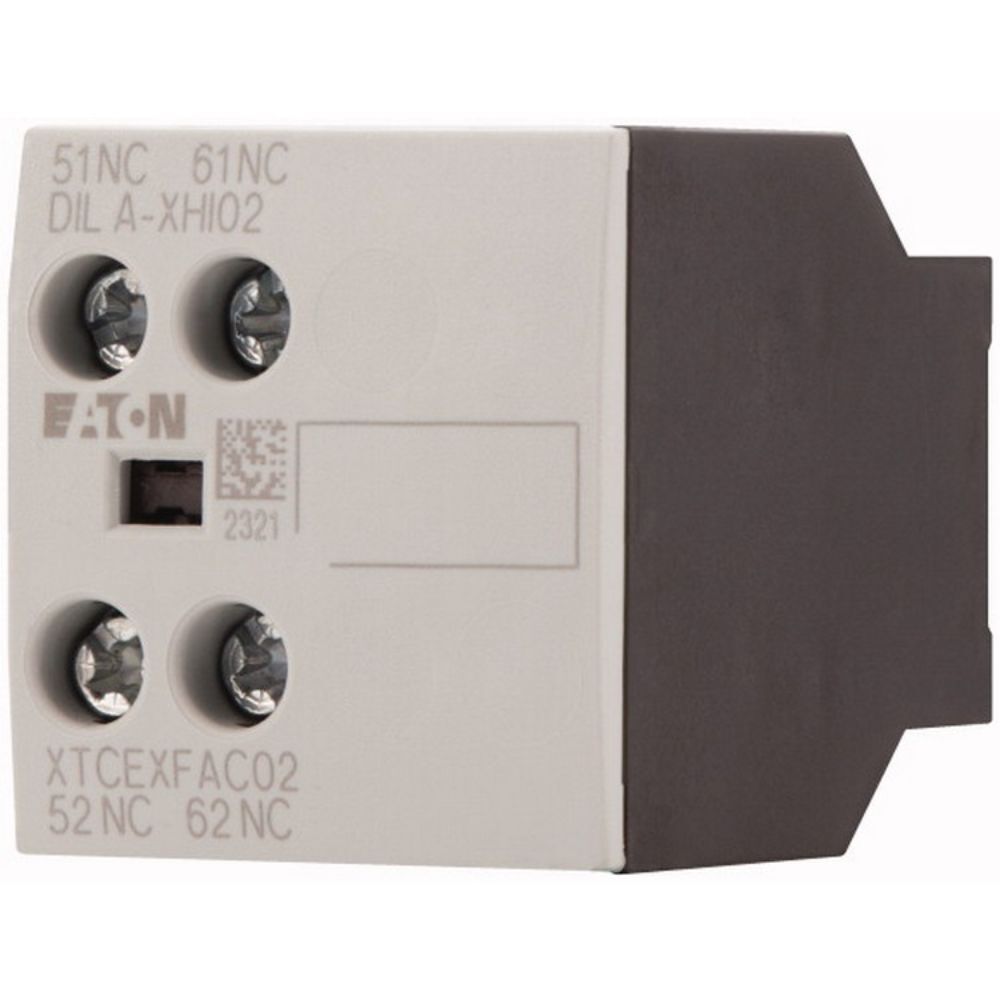 EATON DILA-XHI02 KONTAKTÖR AKSESUARI: YARDIMCI KONTAK 2NK (DILA, DILM7-38 İÇİN)