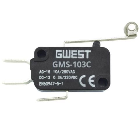 GWEST GMS-103C 10 AMPER UZUN KOLLU METAL MAKARALI MİKRO SWİTCH