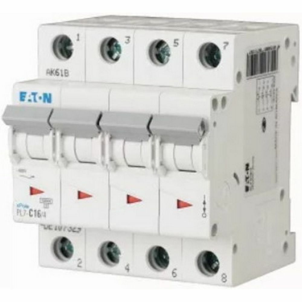 EATON PL7-C20/4 MİNYATÜR DEVRE KESİCİ - 10KA - C EĞRİSİ - 4X20A